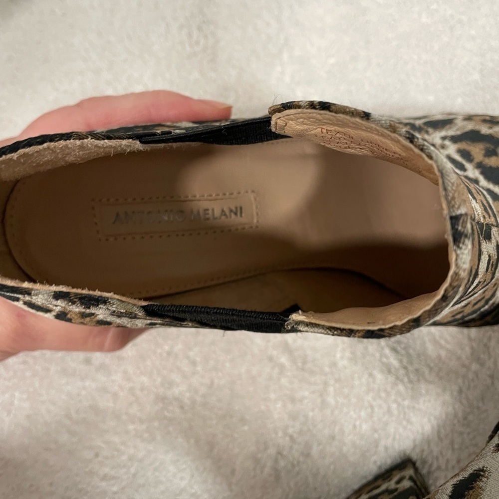Antonio Melani Maxinee Ankle Boot Leopard Print - Picture 7 of 8